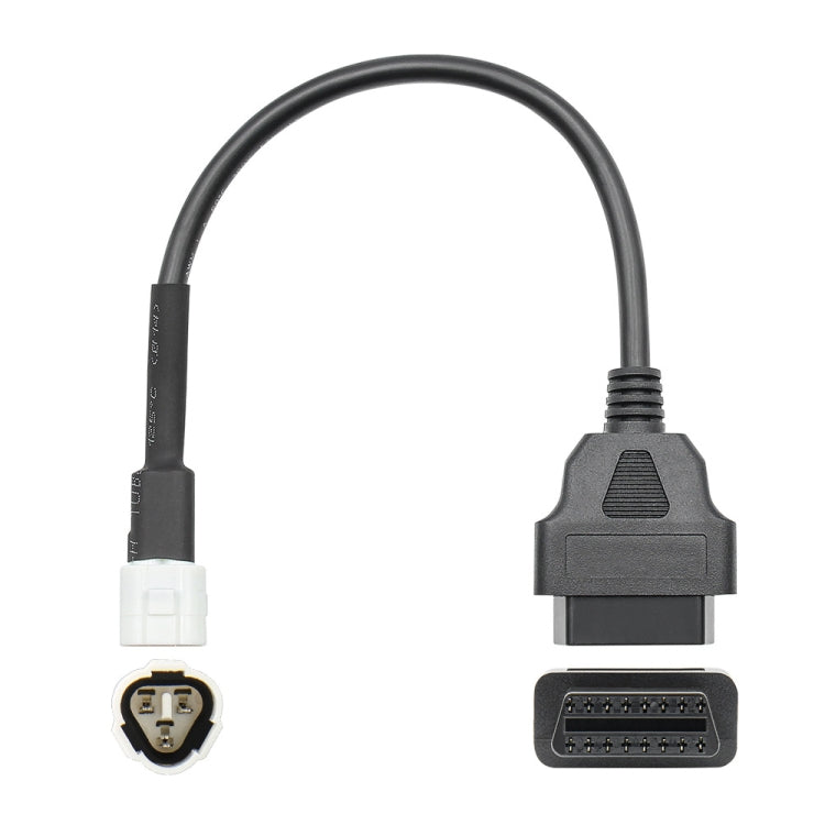 OBD to 3Pin Motorcycle Adapter Cable for Yamaha - Code Readers & Scan Tools by PMC TechLife | Online Shopping South Africa | PMC TechLife