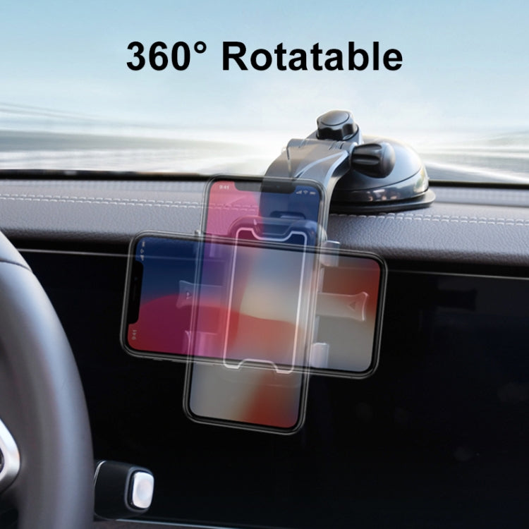 Universal Car Sucker Mobile Phone Holder (Black) - Car Holders by PMC TechLife | Online Shopping South Africa | PMC TechLife