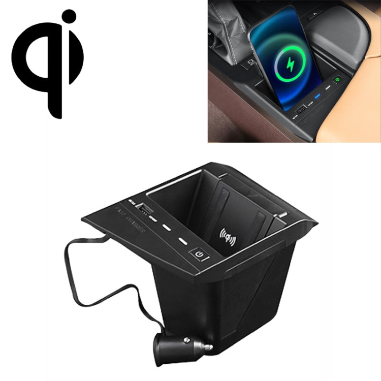 HFC-1110 Car Qi Standard Wireless Charger 10W Quick Charging for Lexus ES 2018-2022, Left Driving - Wireless Charging Pads by PMC TechLife | Online Shopping South Africa | PMC TechLife