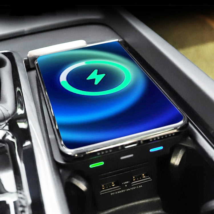 HFC-1010 Car Qi Standard Wireless Charger 10W Quick Charging for Volvo S60 2020-2022, Left and Right Driving - Wireless Charging Pads by PMC Jewellery | Online Shopping South Africa | PMC Jewellery