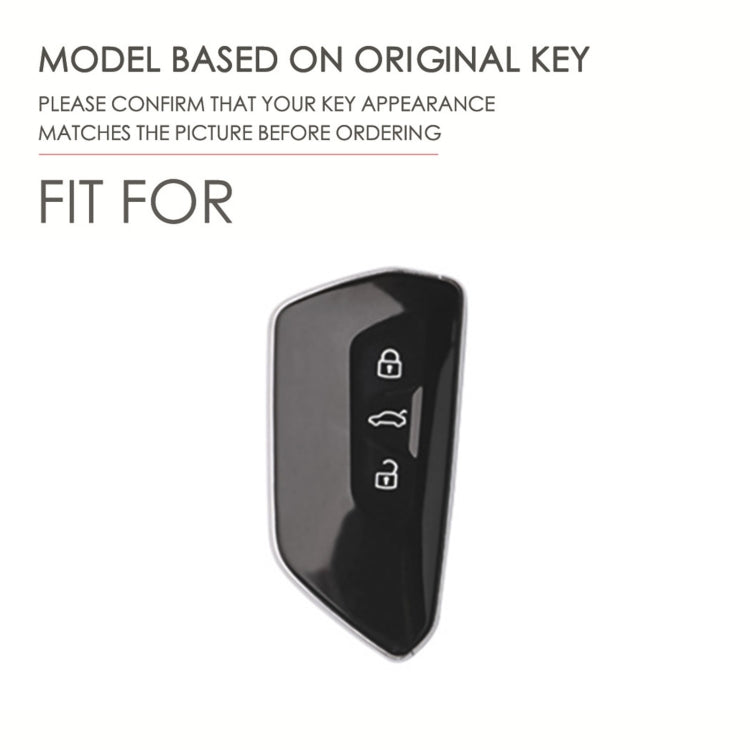 Hallmo Car Cowhide Leather Key Protective Cover for Volkswagen Golf 8(Brown) - free shipping - PMC TechLife - Order now!