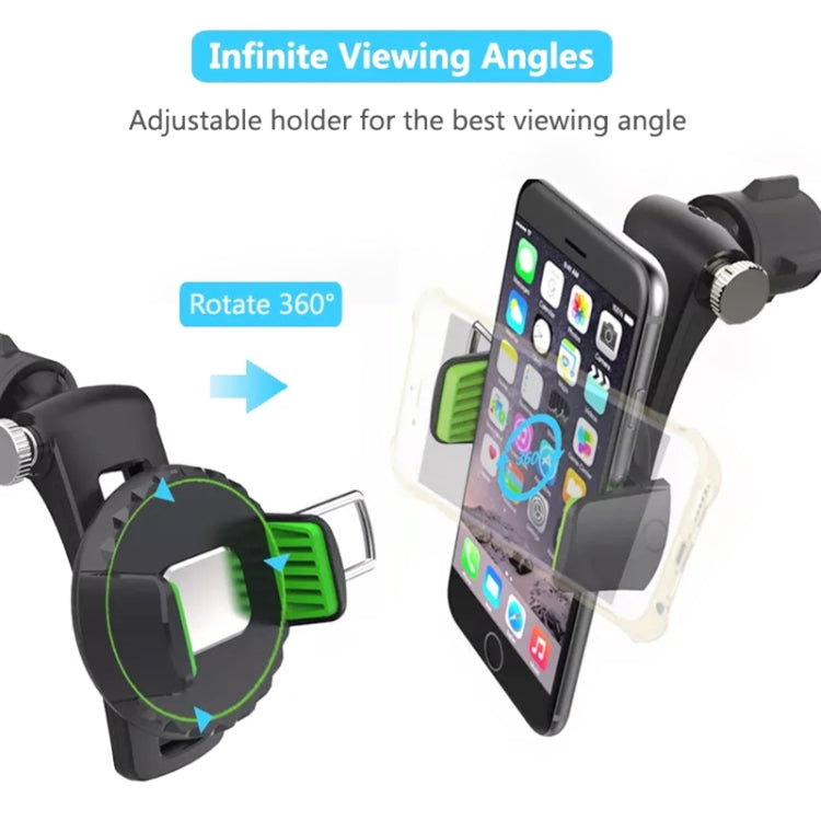 Multifunctional Car Air Conditioner Air Outlet Phone Holder (Green) - Car Holders by PMC TechLife | Online Shopping South Africa | PMC TechLife