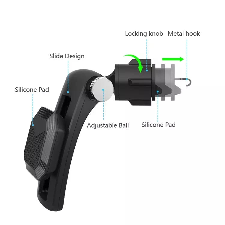 Multifunctional Car Air Conditioner Air Outlet Magnetic Phone Holder (Green) - Car Holders by PMC TechLife | Online Shopping South Africa | PMC TechLife