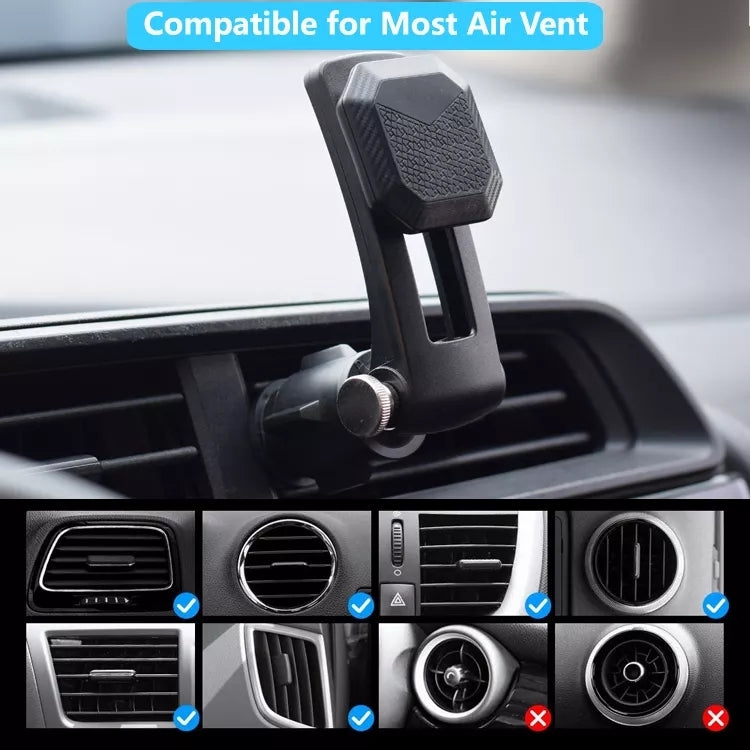 Multifunctional Car Air Conditioner Air Outlet Magnetic Phone Holder (Green) - Car Holders by PMC TechLife | Online Shopping South Africa | PMC TechLife