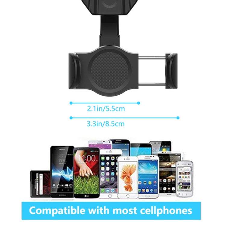 Car Rear Mirror Navigation Phone Holder (Black) - Car Holders by PMC TechLife | Online Shopping South Africa | PMC TechLife