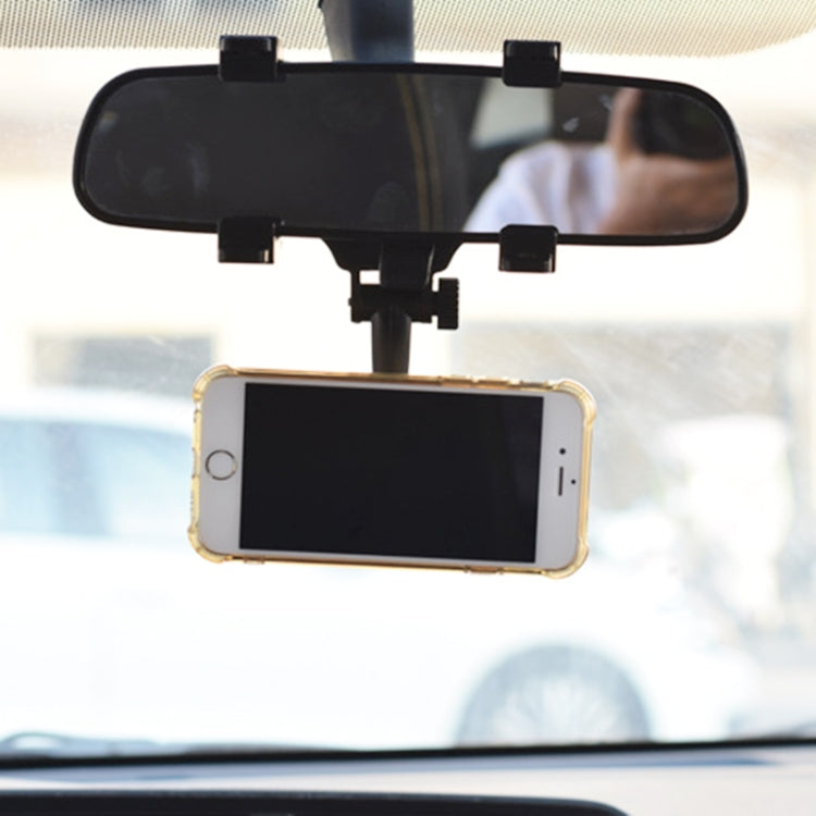 Silicone Magnet Car Rear Mirror Navigation Phone Holder - Car Holders by PMC TechLife | Online Shopping South Africa | PMC TechLife