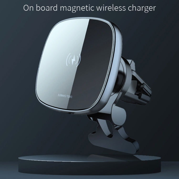 15W Car Magnetic Wireless Charger Mobile Phone Wireless Charger Stand - Wireless Charger Holders by PMC TechLife | Online Shopping South Africa | PMC TechLife