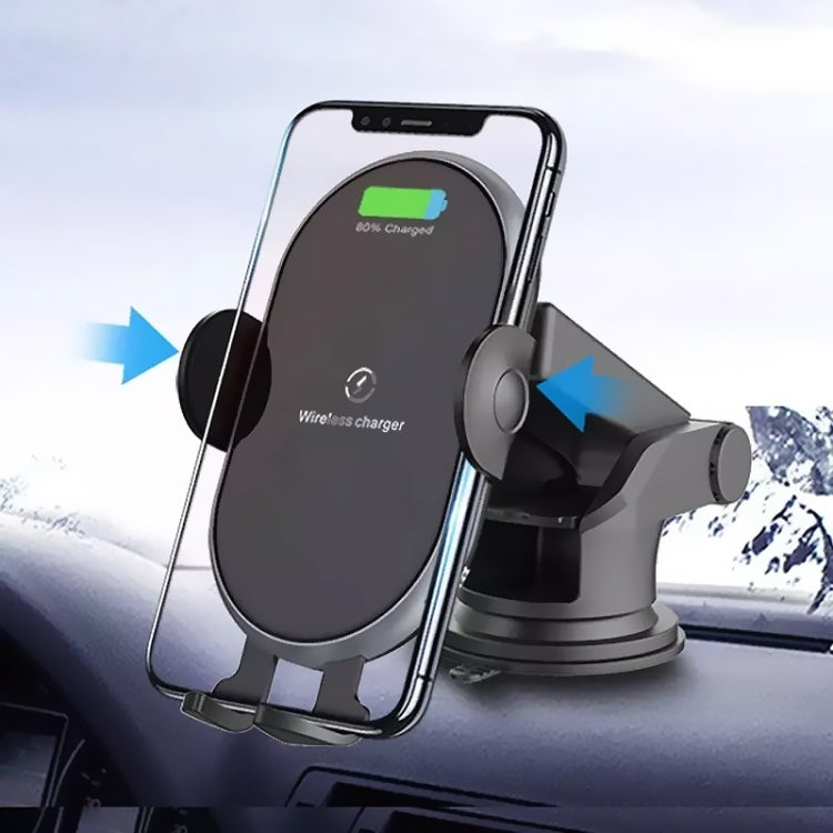 Car Smart Wireless Charger Phone Holder - Wireless Charger Holders by PMC TechLife | Online Shopping South Africa | PMC TechLife