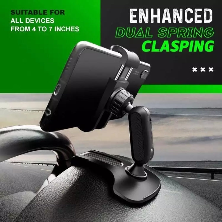 202-D Car Dashboard Mobile Phone Holder Bracket - Car Holders by PMC TechLife | Online Shopping South Africa | PMC TechLife