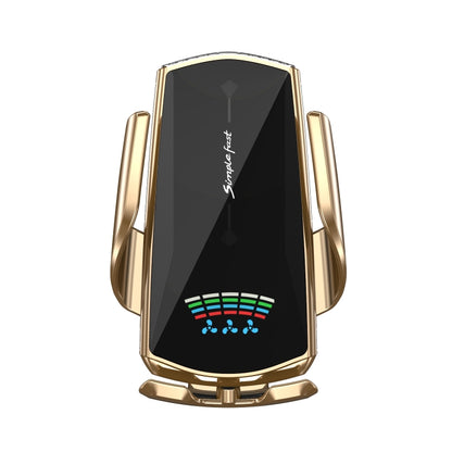 N1 Car Automatic Inductive Magnetic Suction Wireless Charger(Champagne Gold) - Wireless Charger Holders by PMC Jewellery | Online Shopping South Africa | PMC Jewellery
