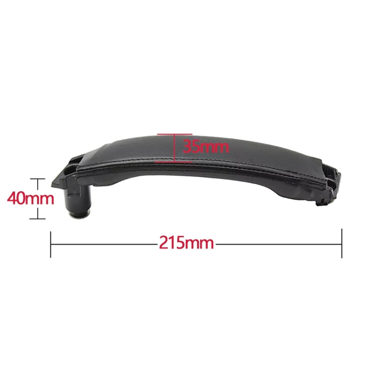 For Land Rover Discovery 2015-2019 Car Frosted Inside Door Left Handle LR076163, Left Driving - Door Handles by PMC TechLife | Online Shopping South Africa | PMC TechLife | Buy Now Pay Later Mobicred