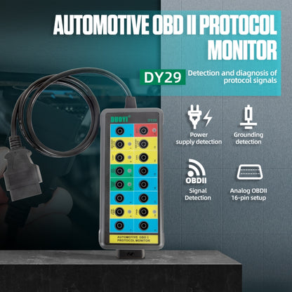 DUOYI DY29 Car OBD2 Diagnostic Protocol Detector Tester - Code Readers & Scan Tools by DUOYI | Online Shopping South Africa | PMC Jewellery | Buy Now Pay Later Mobicred