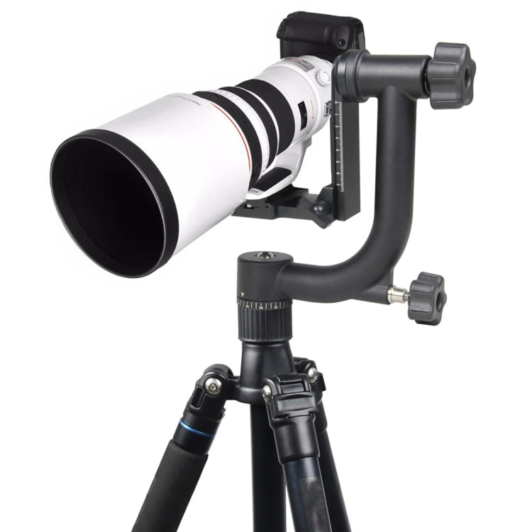 YELANGU Horizontal 360 Degree Gimbal Tripod Head for Home DV and SLR Cameras(Black) - free shipping - PMC TechLife - Order now!