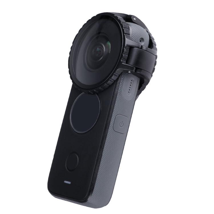 Lens Guard Protective Glass Cover for Insta360 One X2(Black) - Len Accessories by PMC TechLife | Online Shopping South Africa | PMC TechLife