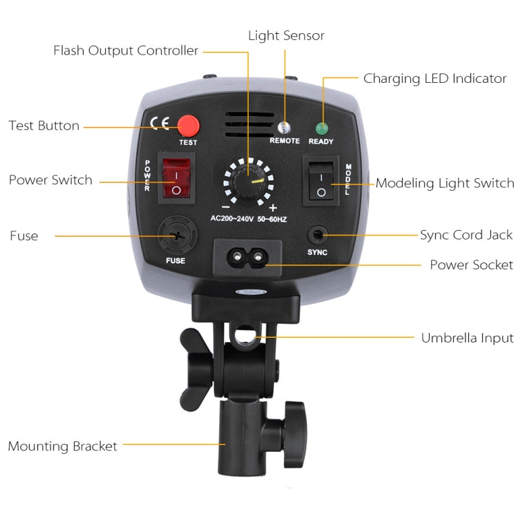 Godox K-180A Mini Master 180Ws Studio Flash Light Photo Flash Speedlight(AU Plug) - free shipping - PMC TechLife - Order now!