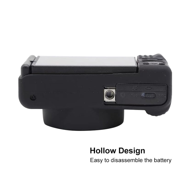 Soft Silicone Protective Case for Sony ZV-1 (Black) - Protective Case by PMC TechLife | Online Shopping South Africa | PMC TechLife