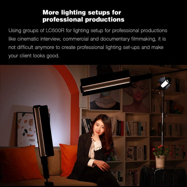 Godox LC500R RGB Full Color LED Light Stick Handheld Fill Light with Remote Control(AU Plug) -  by Godox | Online Shopping South Africa | PMC Jewellery | Buy Now Pay Later Mobicred