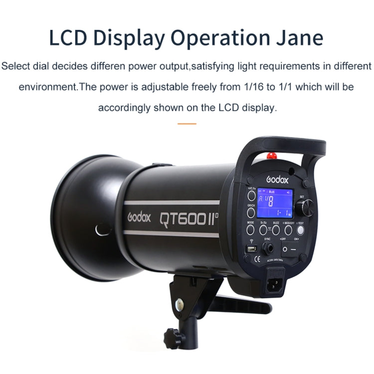 Godox QT600IIM 600Ws 1/8000s High Speed  Strobe Studio Flash Light(AU Plug) - free shipping - PMC TechLife - Order now!