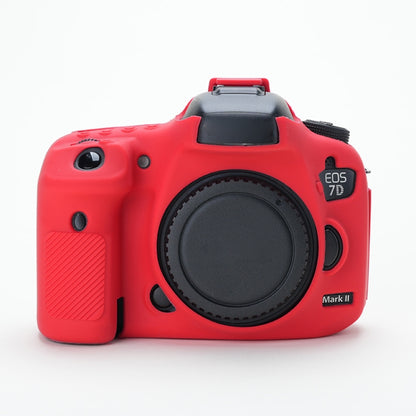 For Canon EOS 7D Mark II Soft Silicone Protective Case (Red) - Protective Case by PMC Jewellery | Online Shopping South Africa | PMC Jewellery