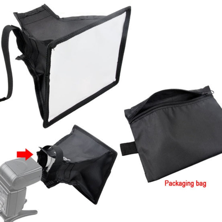 Portable Flash Folding Soft Box, Without Flash Light Holder, Size: 15 x 17 cm(Black + White) - free shipping - PMC TechLife - Order now!