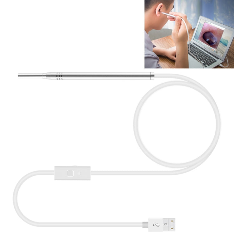 1MP HD Visual Ear Nose Tooth Endoscope Borescope with 6 LEDs, Lens Diameter: 4.3mm -  by PMC TechLife | Online Shopping South Africa | PMC TechLife