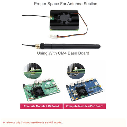 Waveshare Dedicated All-in-One 3007 Cooling Fan for Raspberry Pi CM4, Speed Adjustable, with Thermal Tapes - Modules Expansions Accessories by WAVESHARE | Online Shopping South Africa | PMC Jewellery | Buy Now Pay Later Mobicred