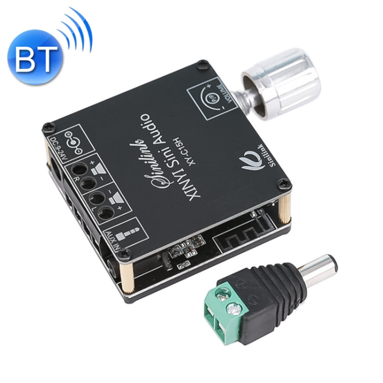 XY-C15H 20W Dual Channel HIFI Bluetooth 5.0 Stereo Digital Audio Power Amplifier Board with Shell - Breadboard / Amplifier Board by PMC TechLife | Online Shopping South Africa | PMC TechLife