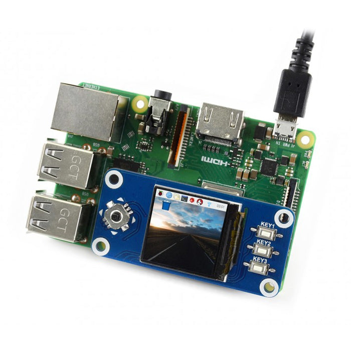 WAVESHARE 240x240 1.3inch IPS LCD Display HAT for Raspberry Pi - LCD & LED Display Module by PMC TechLife | Online Shopping South Africa | PMC TechLife