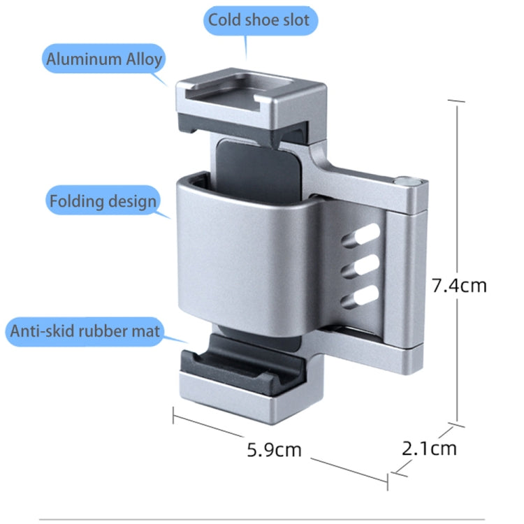 RUIGPRO Smartphone Fixing Clamp 1/4 inch Holder Mount Bracket for DJI OSMO Pocket / Pocket 2 - Mount & Holder by RUIGPRO | Online Shopping South Africa | PMC TechLife | Buy Now Pay Later Mobicred