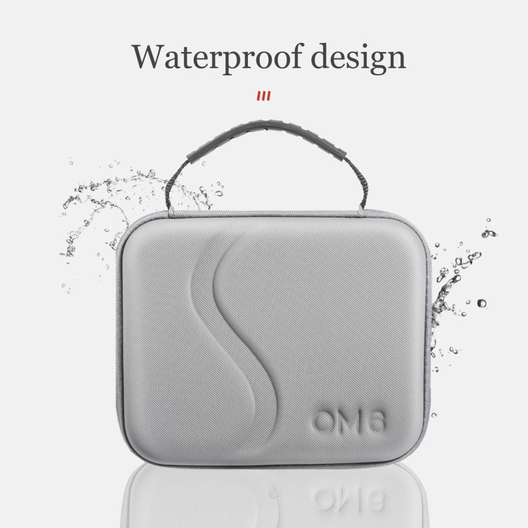 For DJI Osmo Mobile 6 STARTRC Portable Shockproof Waterproof PU Case Bag(Dark Gray) -  by STARTRC | Online Shopping South Africa | PMC TechLife | Buy Now Pay Later Mobicred