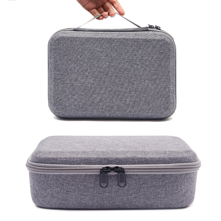 For DJI Mini 2 SE Grey Shockproof Carrying Hard Case Storage Bag, Size: 21.5 x 29.5 x 10cm (Black) - Backpacks & Bags by PMC Jewellery | Online Shopping South Africa | PMC Jewellery