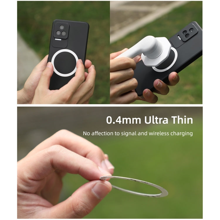 For DJI OM6 / 5 / 4 / 4 SE  Sunnylife ZJ561 Magsafe Adapter Phone Holder (White) -  by Sunnylife | Online Shopping South Africa | PMC TechLife | Buy Now Pay Later Mobicred