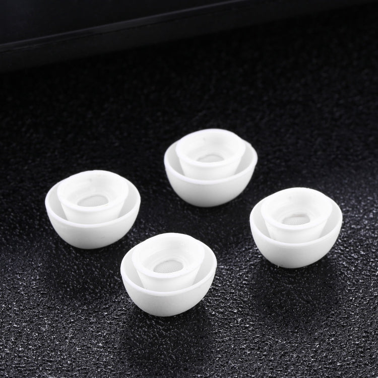 2 Pairs Soft Silicone Ear Caps with Net for AirPods Earphones, Size:L - Anti-dust & Ear Caps by PMC TechLife | Online Shopping South Africa | PMC TechLife