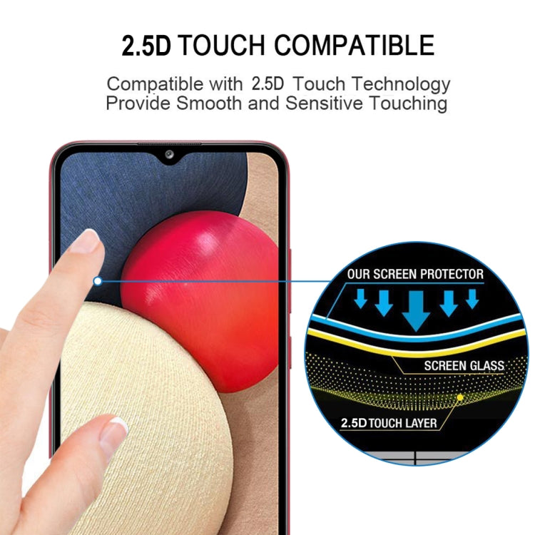 For Samsung Galaxy A02s 25 PCS Full Glue Full Screen Tempered Glass Film - free shipping - PMC TechLife - Order now!