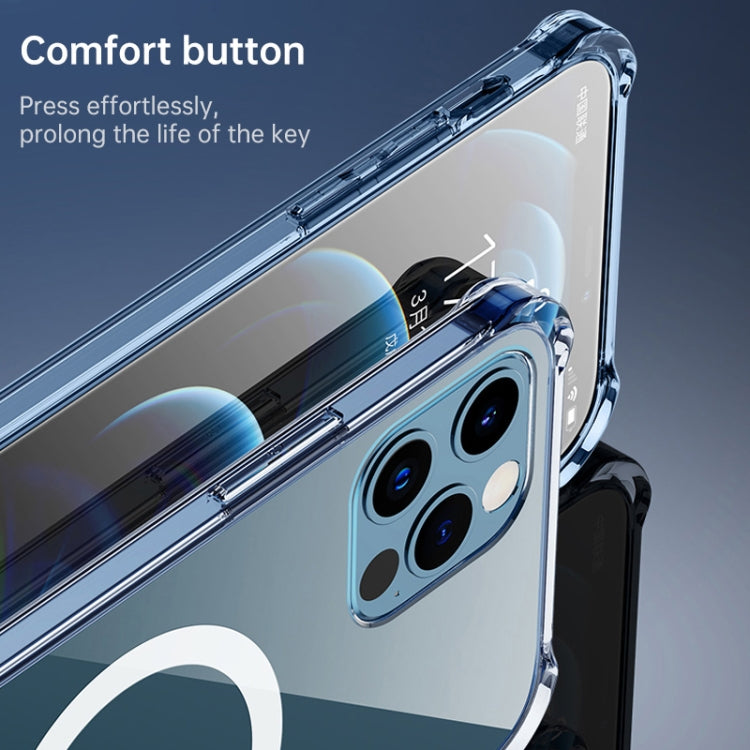 For Huawei P30 Magsafe Case Clear Four-corner Airbag Shockproof PC + TPU Case with Magnetic(Transparent) - free shipping - PMC TechLife - Order now!