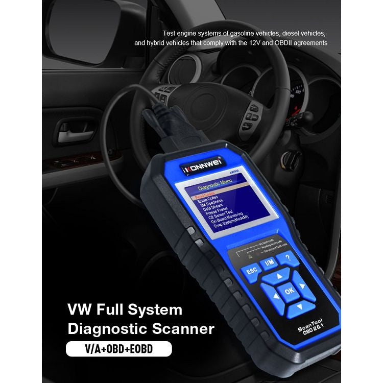 KONNWEI KW450 Car 2.8 inch TFT Color Screen Battery Tester Support 2 Languages / System  XP WIN7 WIN8 WIN10 - Code Readers & Scan Tools by KONNWEI | Online Shopping South Africa | PMC Jewellery | Buy Now Pay Later Mobicred