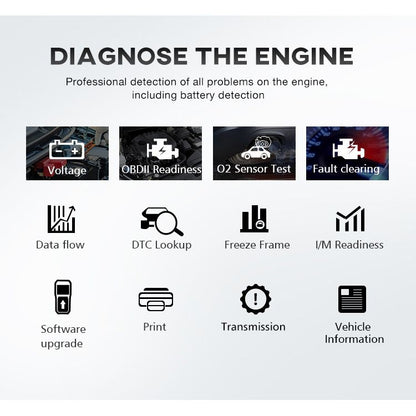 KONNWEI KW860 Car 2.8 inch TFT Color Screen Battery Tester Support 8 Languages / I Key Analysis Function - Code Readers & Scan Tools by KONNWEI | Online Shopping South Africa | PMC Jewellery | Buy Now Pay Later Mobicred