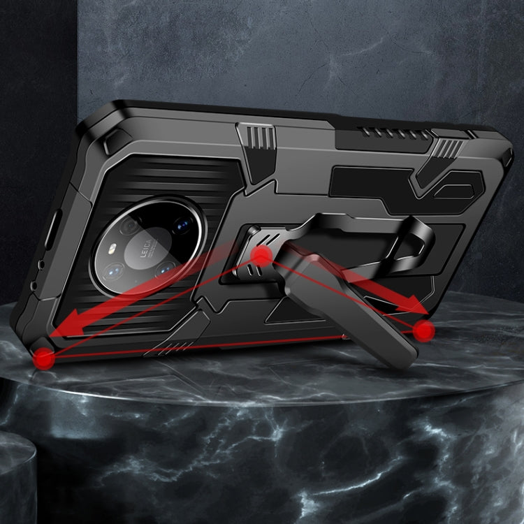 For Huawei P smart 2021 / Y7a Machine Armor Warrior Shockproof PC + TPU Protective Case(Army Green) - free shipping - PMC TechLife - Order now!