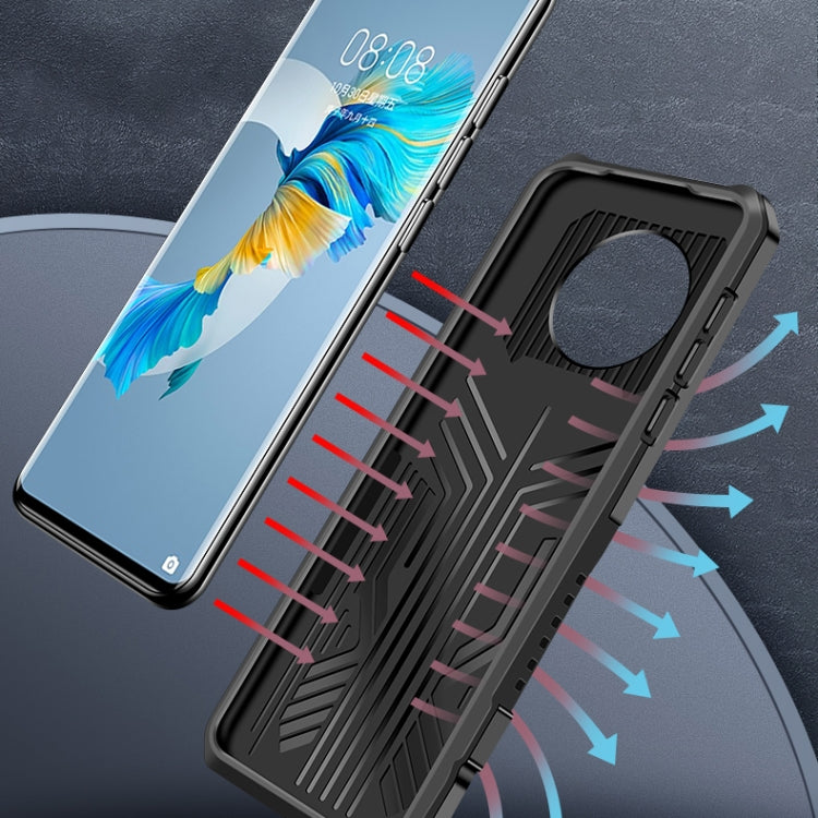 For Huawei P smart 2021 / Y7a Machine Armor Warrior Shockproof PC + TPU Protective Case(Army Green) - free shipping - PMC TechLife - Order now!