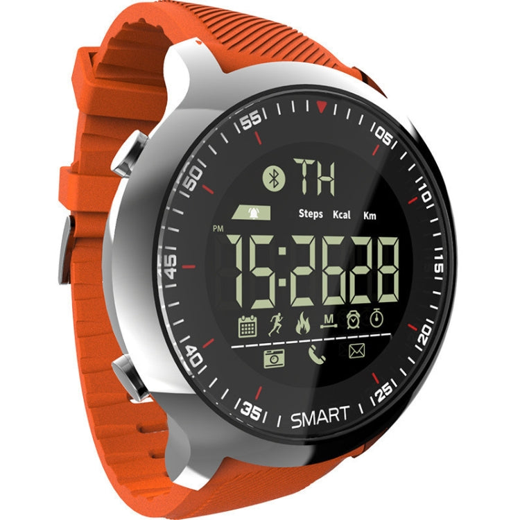 Lokmat MK18 1.1 inch Circle Screen IP68 Waterproof Smart Watch, Support Information Reminder / Remote Camera / Walking Motion Monitor(Orange) - Smart Watches by Lokmat | Online Shopping South Africa | PMC Jewellery | Buy Now Pay Later Mobicred