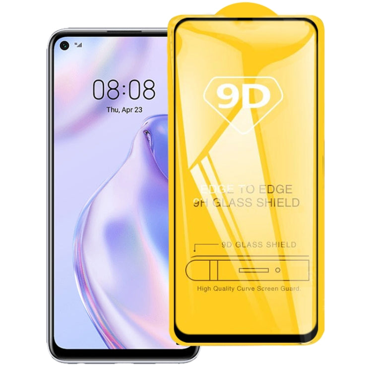 For Huawei P40 Lite 5G 9D Full Glue Full Screen Tempered Glass Film - free shipping - PMC TechLife - Order now!