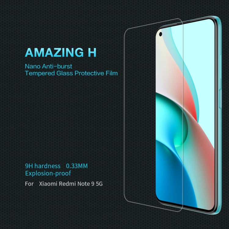 For Xiaomi Redmi Note 9 5G NILLKIN H Explosion-proof Tempered Glass Film -  by NILLKIN | Online Shopping South Africa | PMC Jewellery