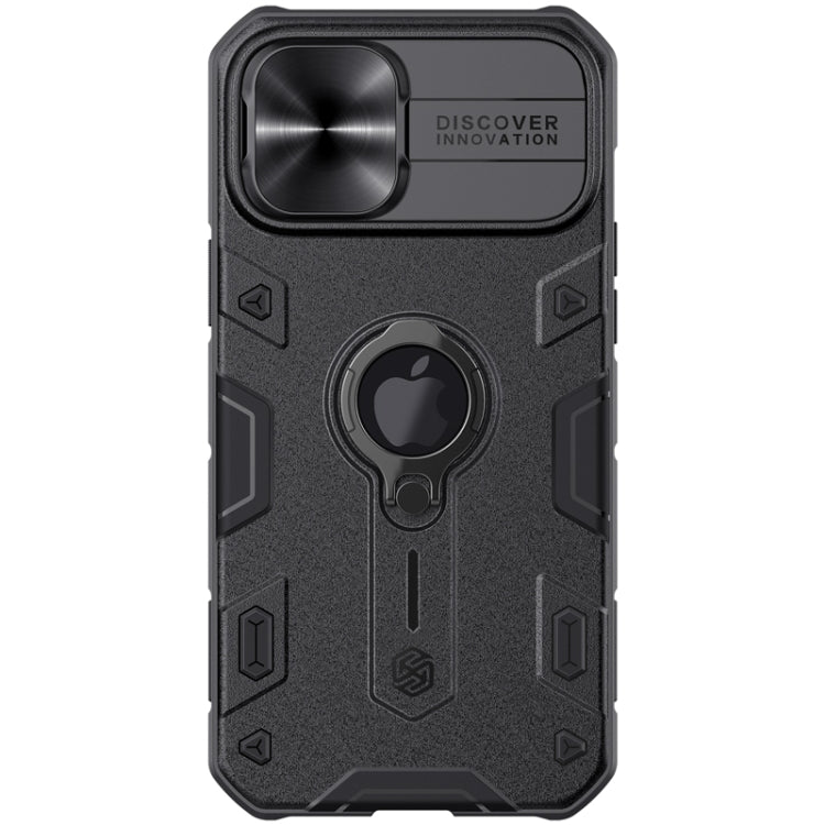 For iPhone 12 Pro Max NILLKIN Shockproof CamShield Armor Protective Case with Invisible Ring Holder(Black) - iPhone 12 / 12 Pro Cases by NILLKIN | Online Shopping South Africa | PMC TechLife | Buy Now Pay Later Mobicred