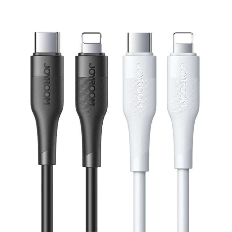 JOYROOM S-1224M3 20W 2.4A USB-C / Type-C to 8 Pin PD Fast Charging Data Cable, Cable Length: 1.2m(Black) - Normal Style Cable by JOYROOM | Online Shopping South Africa | PMC Jewellery