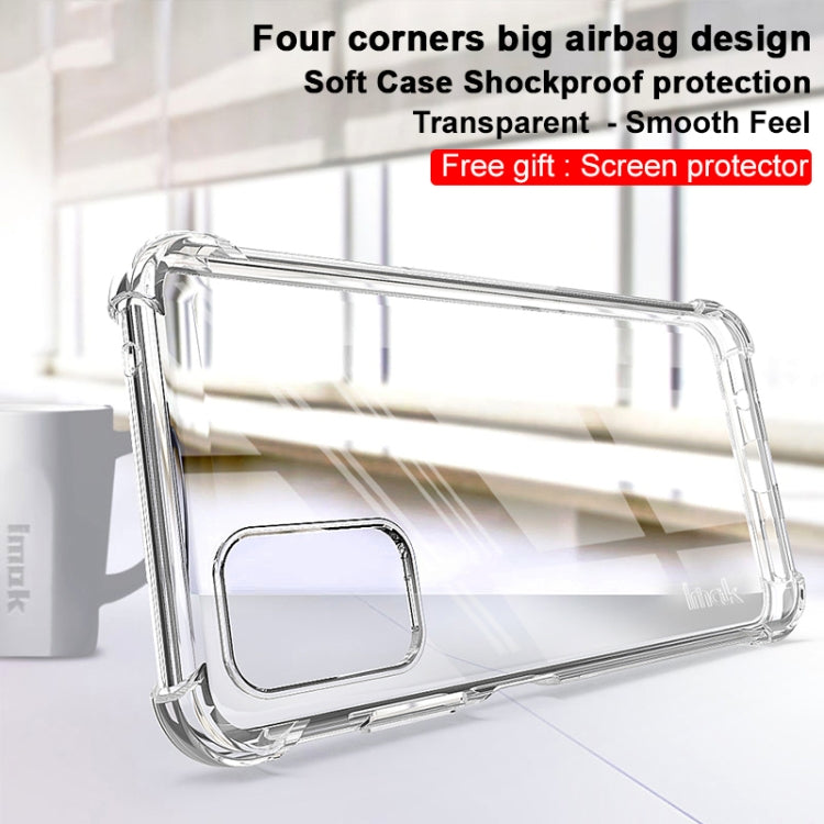 For HTC Desire 21 Pro 5G IMAK All Coverage Shockproof Airbag TPU Case(Transparent) - HTC by imak | Online Shopping South Africa | PMC TechLife | Buy Now Pay Later Mobicred