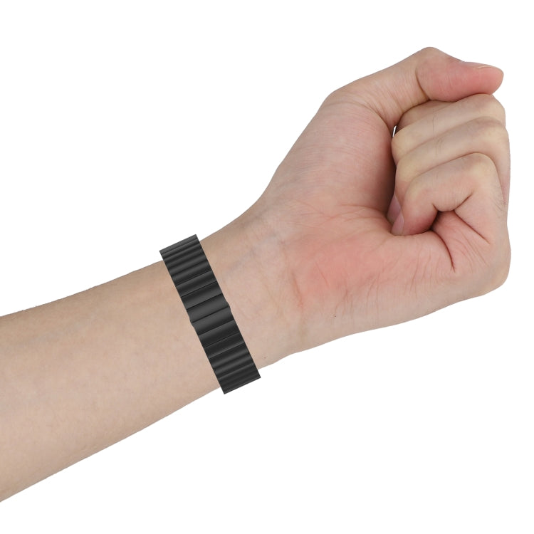 For Huawei Watch Fit Stainless Steel Watch Band(Black) - Watch Bands by PMC TechLife | Online Shopping South Africa | PMC TechLife | Buy Now Pay Later Mobicred