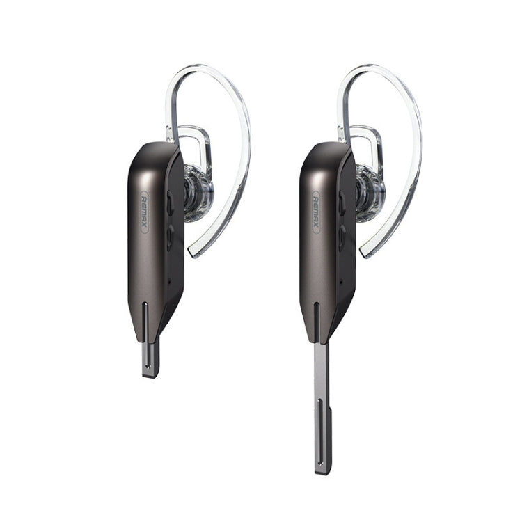 Remax RB-T38 Bluetooth 5.0 Wireless Metal Noise Reduction Bluetooth Earphone(Black) - free shipping - PMC TechLife - Order now!