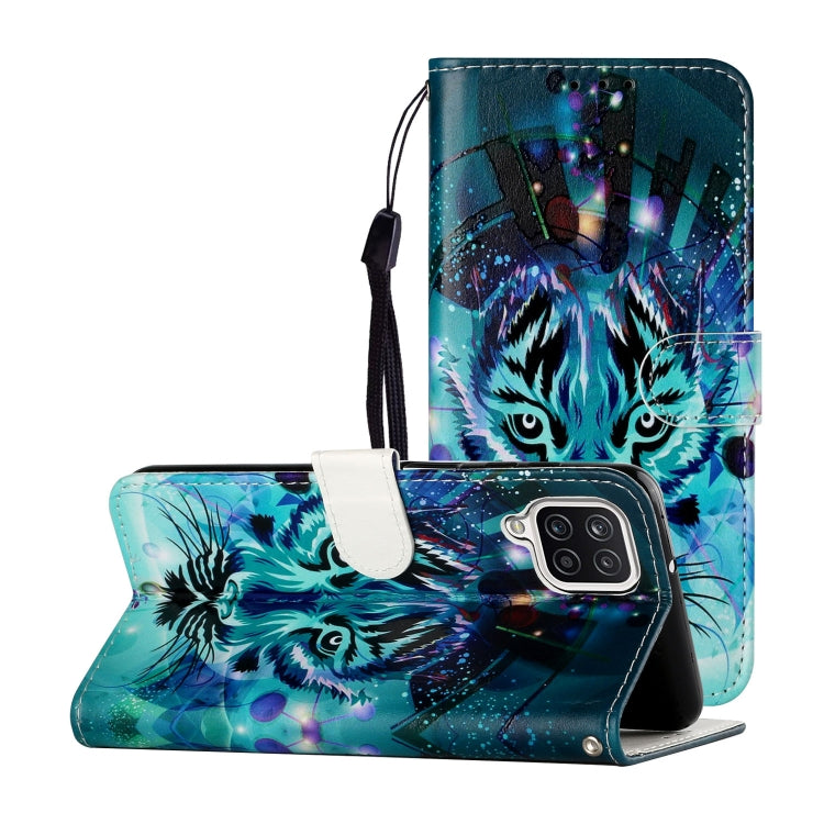 For Samsung Galaxy A12 Oil Embossed Coloured Drawing Pattern Horizontal Flip PU Leather Case with Holder & Card Slots & Wallet(Wolf) - free shipping - PMC TechLife - Order now!