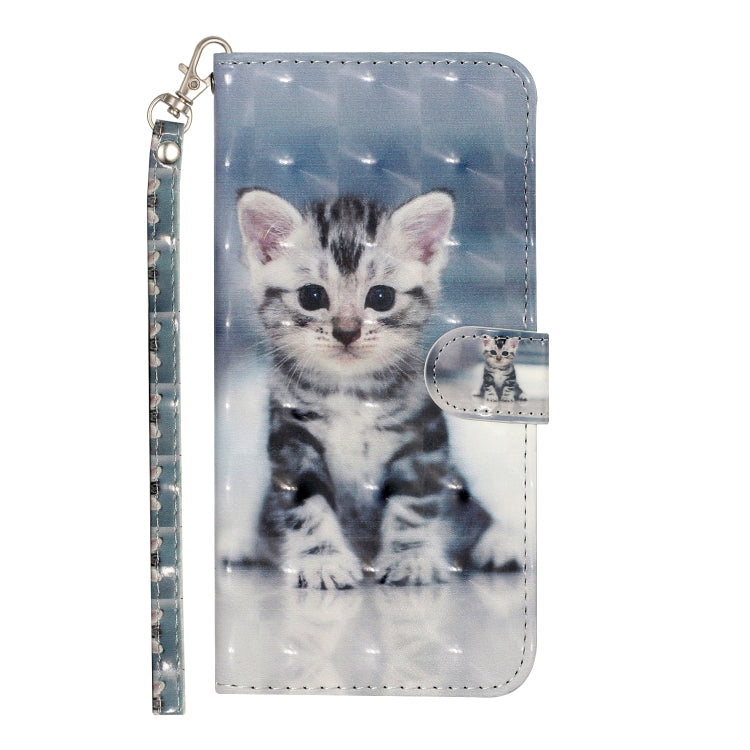 For Samsung Galaxy A32 5G 3D Pattern Horizontal Flip PU Leather Case with Holder & Card Slots & Wallet(Cat) - Galaxy Phone Cases by imak | Online Shopping South Africa | PMC TechLife | Buy Now Pay Later Mobicred