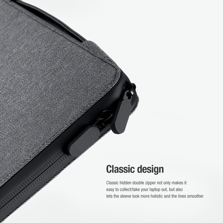 NILLKIN Commuter Multifunctional Laptop Sleeve For 14.0 inch and Below(Dark Gray) - 14.1 inch by NILLKIN | Online Shopping South Africa | PMC TechLife | Buy Now Pay Later Mobicred